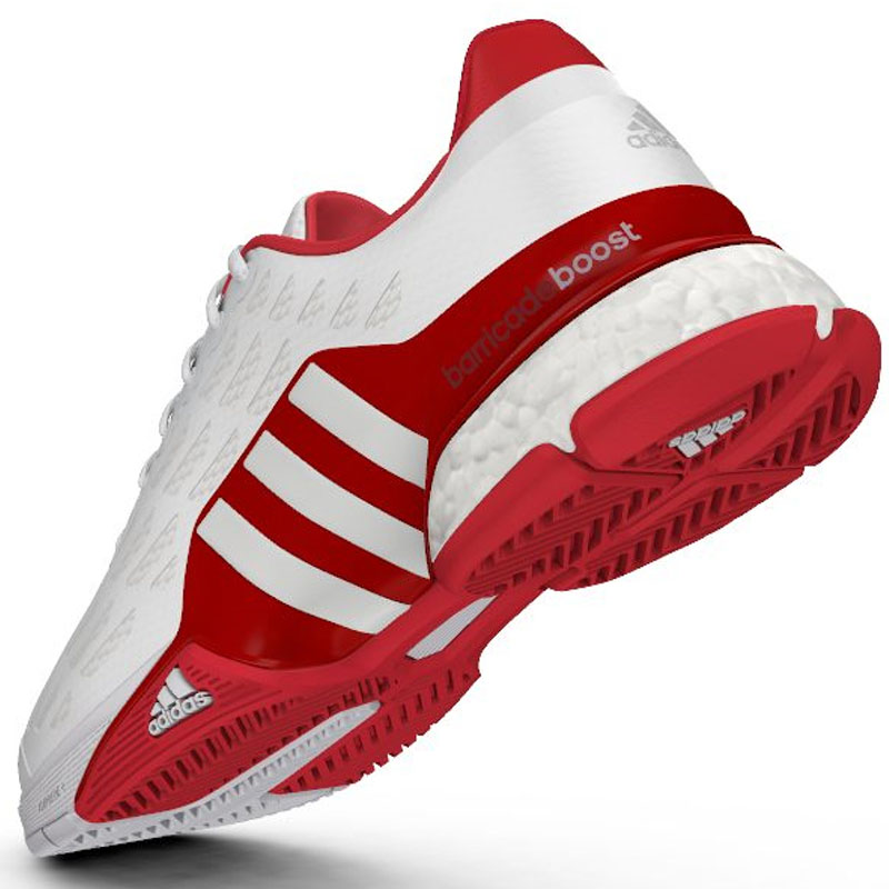  Adidas Barricade 2016 Boost - ftwr white/ray red