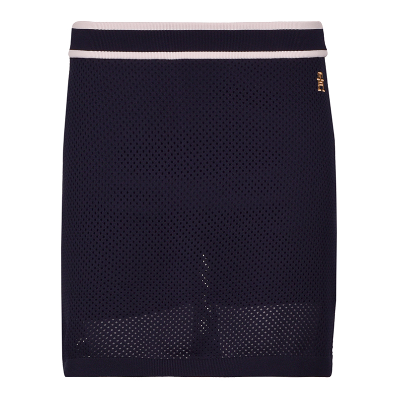 Tommy Hilfiger Imd Slim Mesh Skirt - desert sky