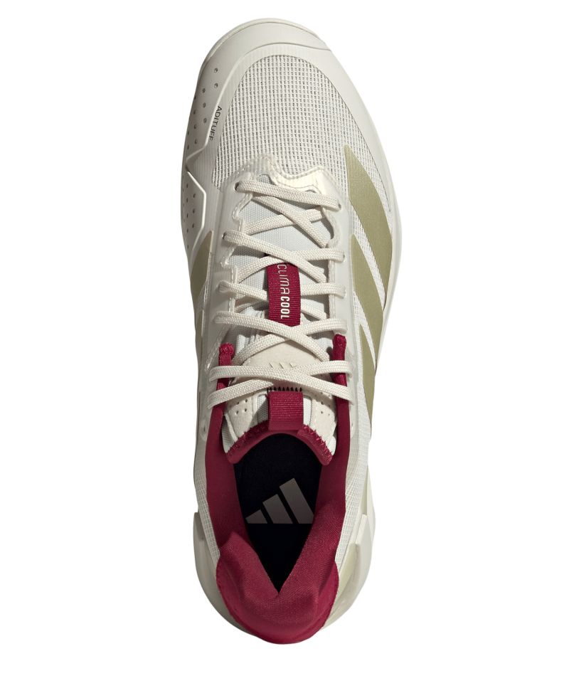 Adidas Adizero Ubersonic 5 M - chalk white/ice gold metal/legend ink