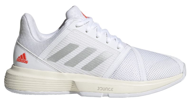 Adidas CourtJam Bounce W - white/silver metallic/solar red Adidas CourtJam Bounce W - white/silver metallic/solar red