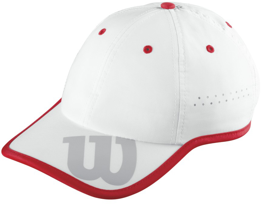 Wilson Baseball Hat - white/wilson red