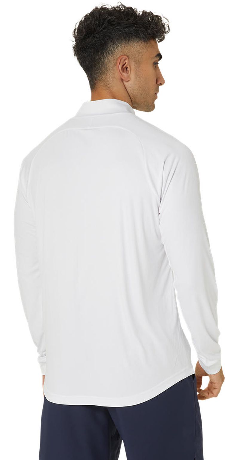 Asics Men Court 1/2 Zip Long Sleeve Top