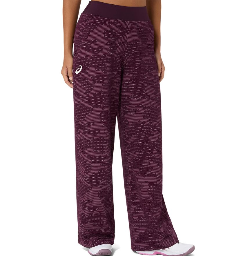Damskie spodnie Asics Match - dark aubergine