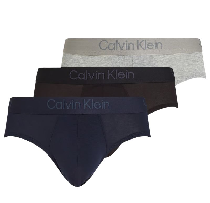 Calvin Klein Ultra Soft Modal 3P - black/shoreline/grey heather