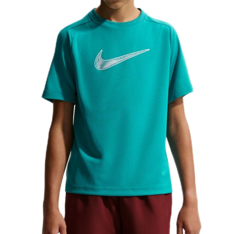 Koszulka chłopięca Nike Boys Dri-Fit Multi Short Sleeve - energy/white
