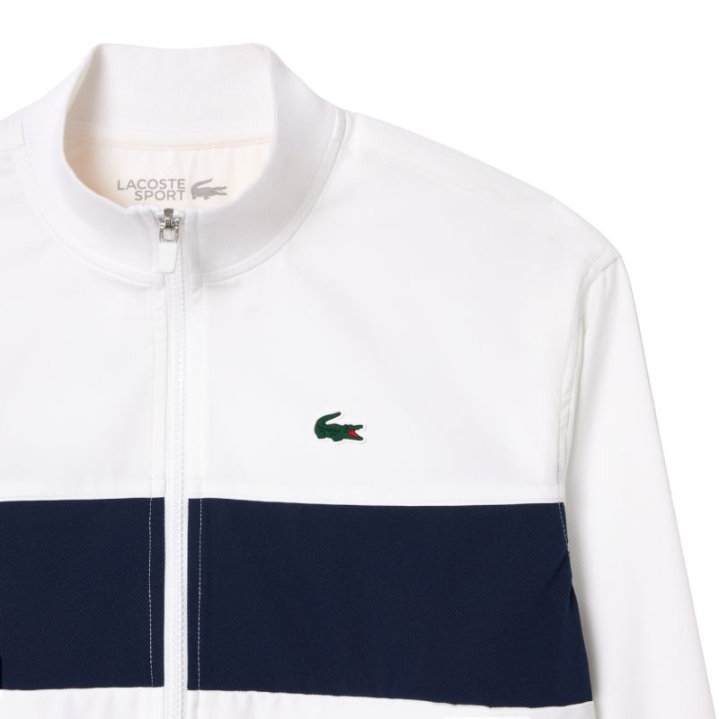 bluza-lacostebf7356 Lacoste Ultra-Dry Colourblock Stretch Tennis - white/navy blue