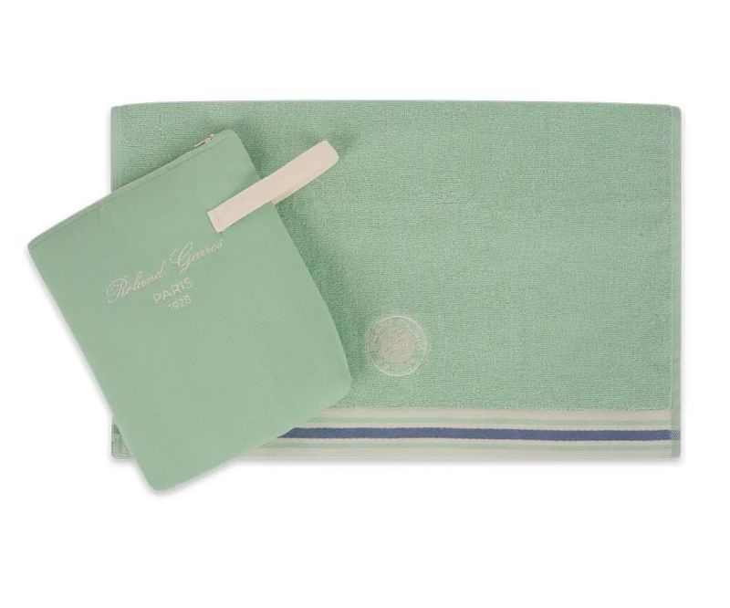 Roland Garros Sporty Chic Towel Kit - green