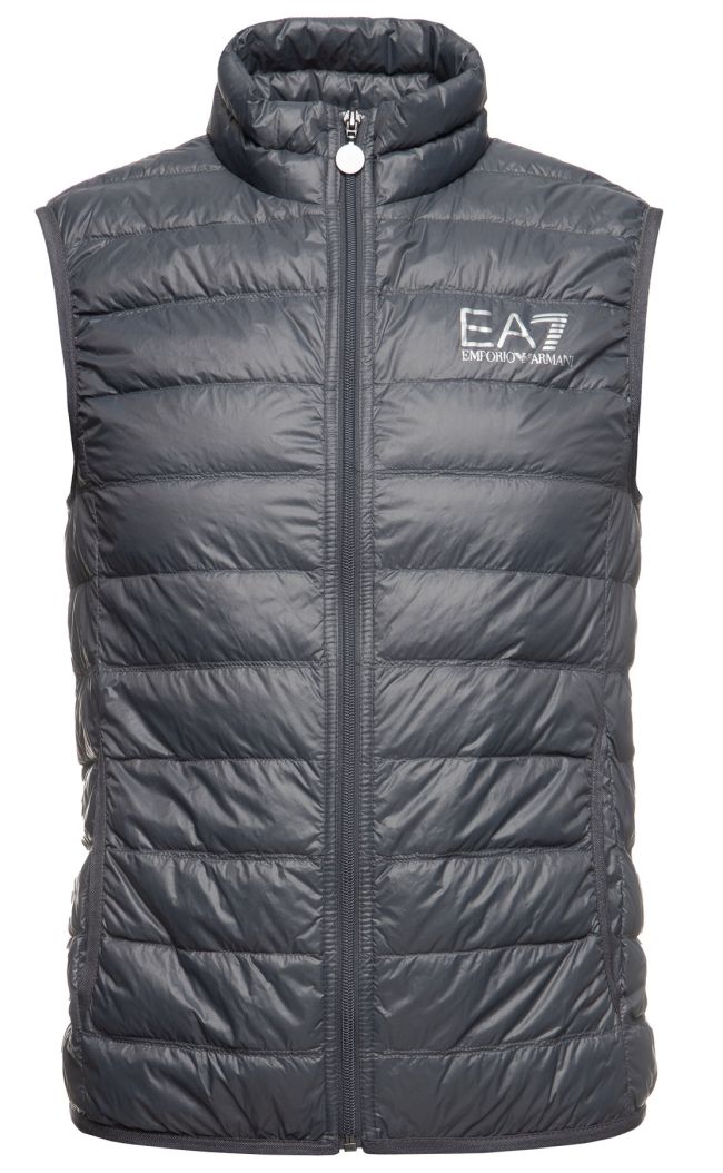 EA7 Man Woven Down Waistcoat - anthracite
