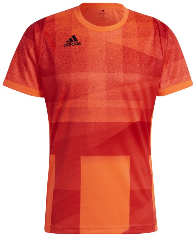 H18184_APP_photo_front_white Adidas Freelift Tokyo T-Shirt Primeblue HEAT.RDY M - app solar red/black