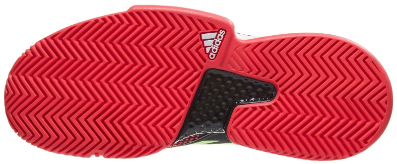 Adidas SoleCourt Boost W - core black/hi-res yellow/shock red