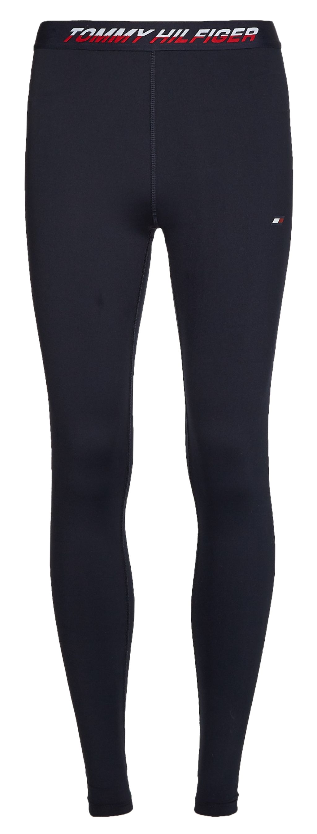 Tommy Hilfiger RW Tape Legging - desert sky split logo tape
