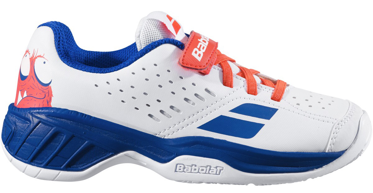 Babolat Pulsion All Court Kid - white/dazzling blue