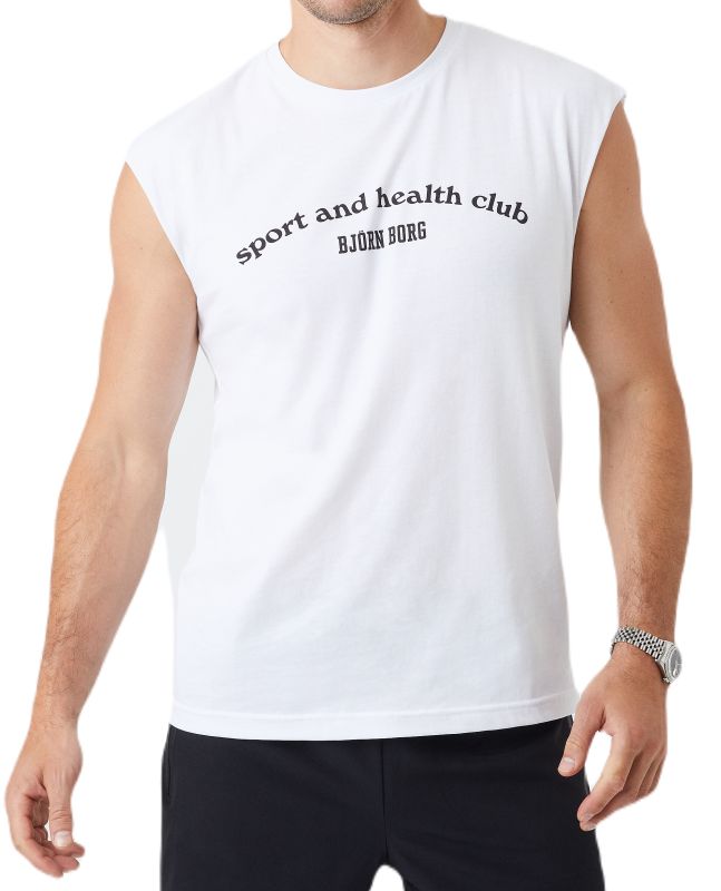 Björn Borg Borg Sleeveless T-Shirt - brilliant white