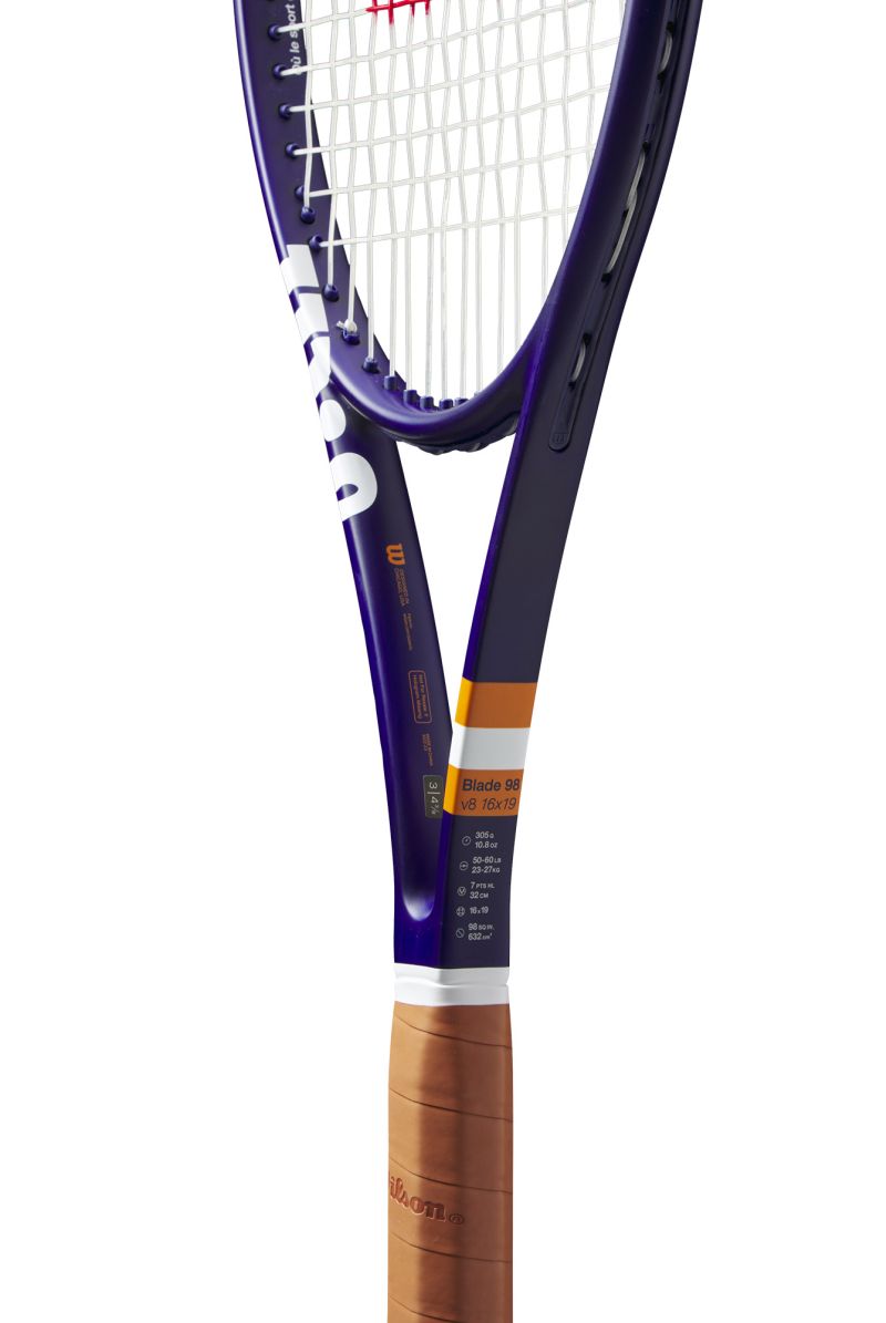 Tennis racket Wilson Blade 98 16x19 V8 Roland Garros 2023