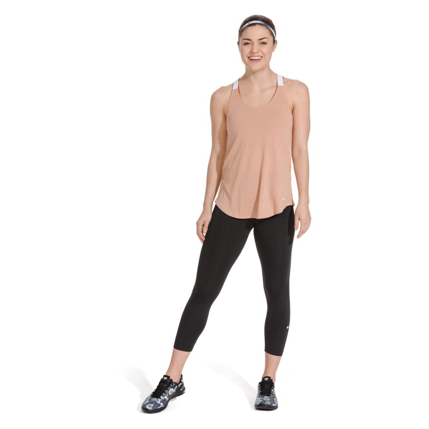 Nike One Tight Crop W - black/white
