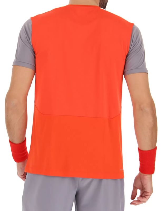 Lotto Top IV Tee - red poppy/quicksilver