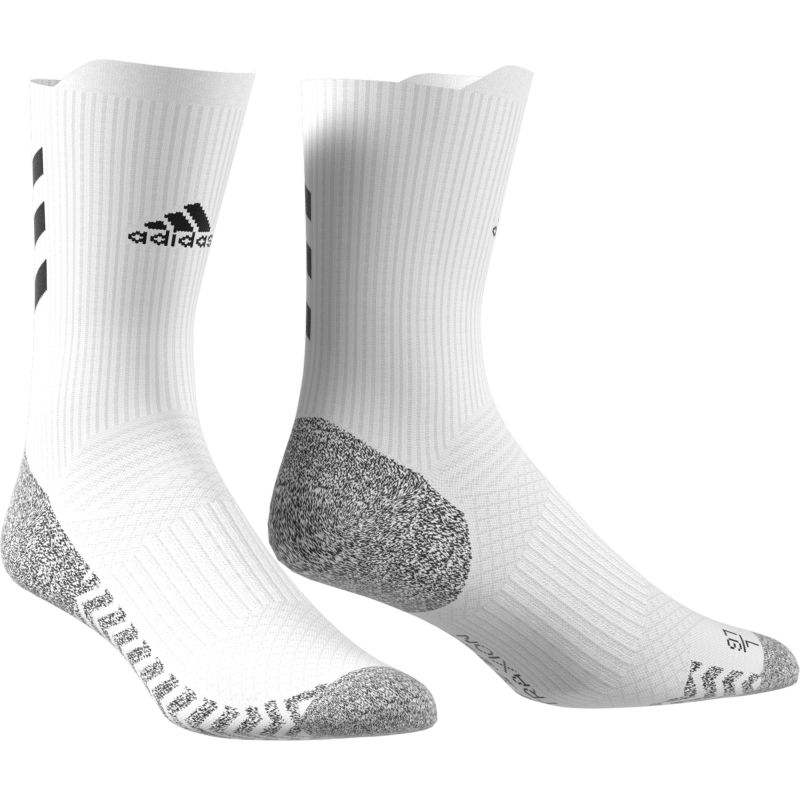 Adidas Alphaskin Crew Socks 1P - white/black/black