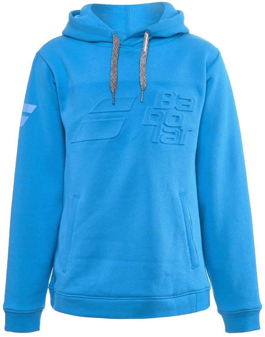 Babolat Exercise Hood Sweat Jr - blue aster