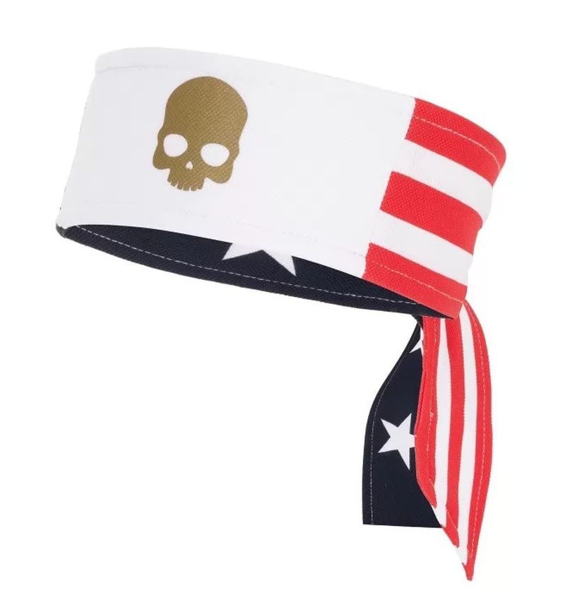 Hydrogen Headband - blue navy/red/white