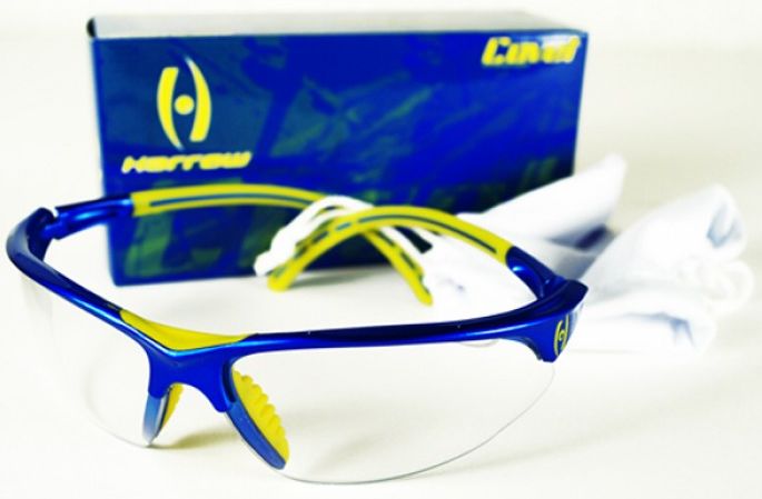Harrow Covet Eye Guard - metallic blue/yellow