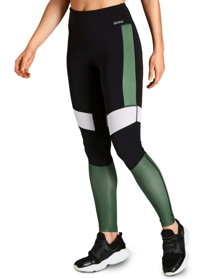 Björn Borg High Waist Block Tig W - duck green