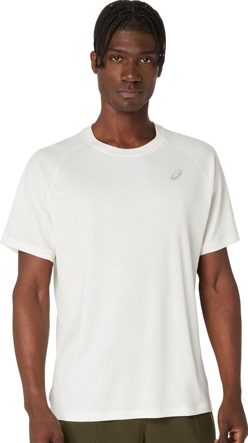 Asics Game All Over Print Short Sleeve - cream