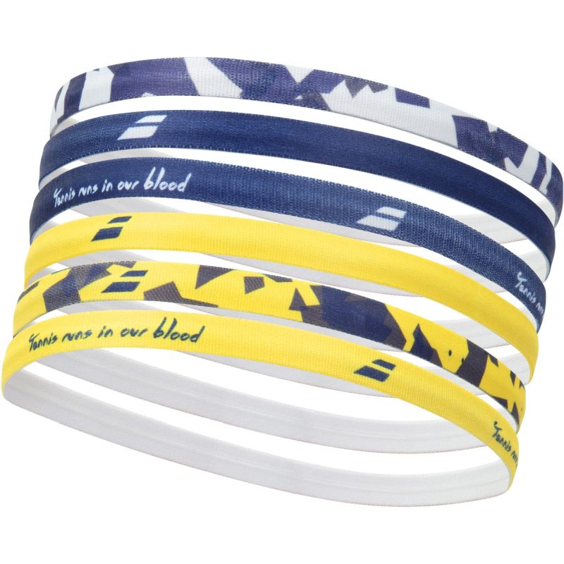 Babolat Elastic Women Headband - buttercup/estate blue