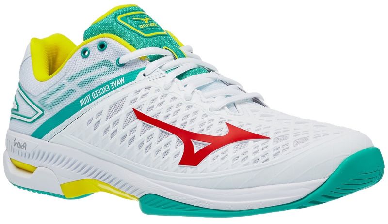 mizuno-wave-exceed-tour-4-ac-white-red-green-2 Mizuno Wave Exceed Tour 4 AC - white/red/green