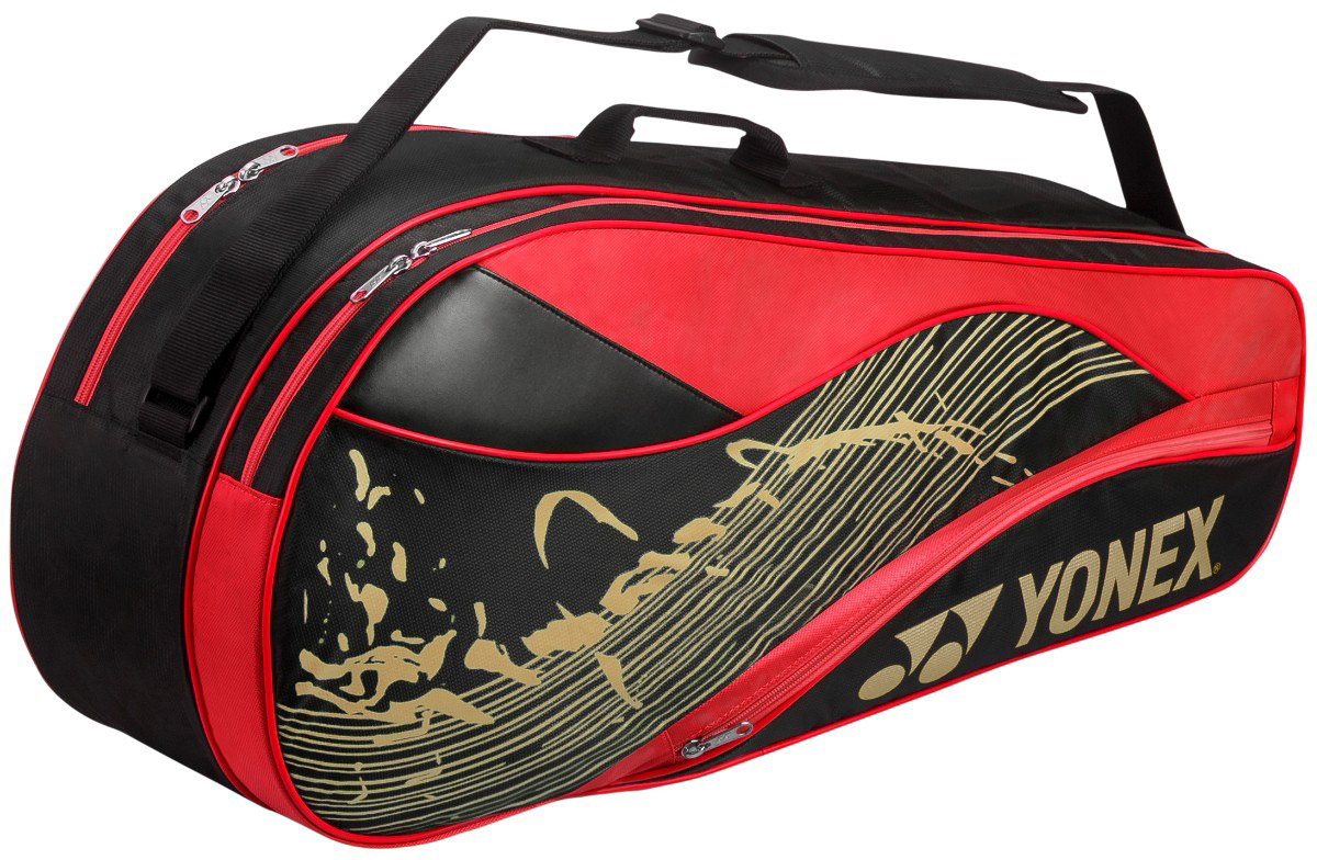 yonex-racquet-bag-6-pack-black-1 Yonex Racquet Bag 6 Pack - black