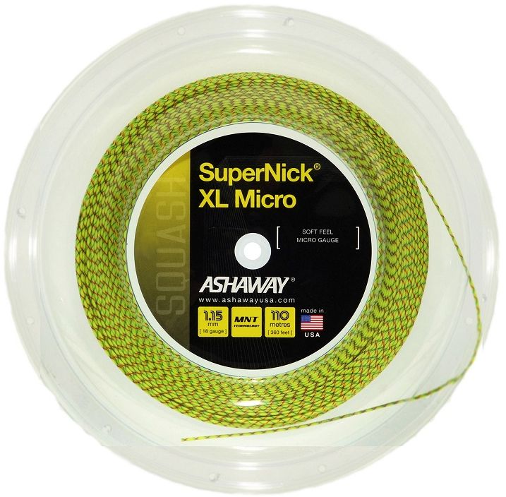 Ashaway SuperNick XL Micro (110 m) - yellow