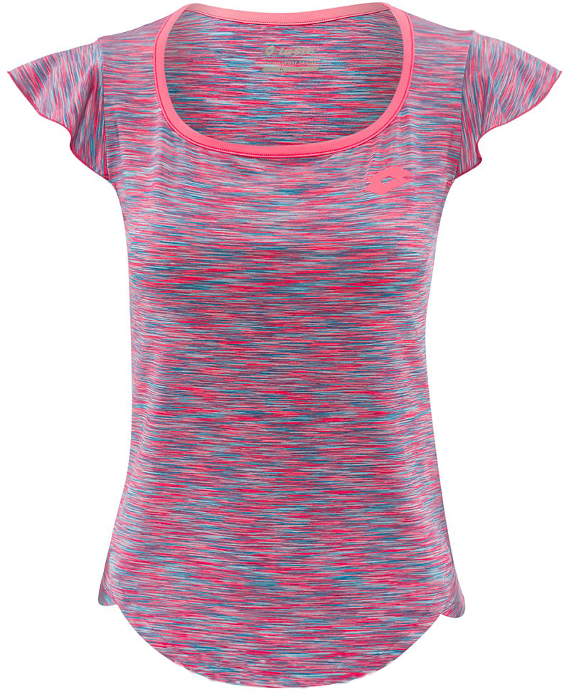 lotto-eclipse-tee-pink-fluo-strips Lotto Eclipse Tee - pink fluo strips