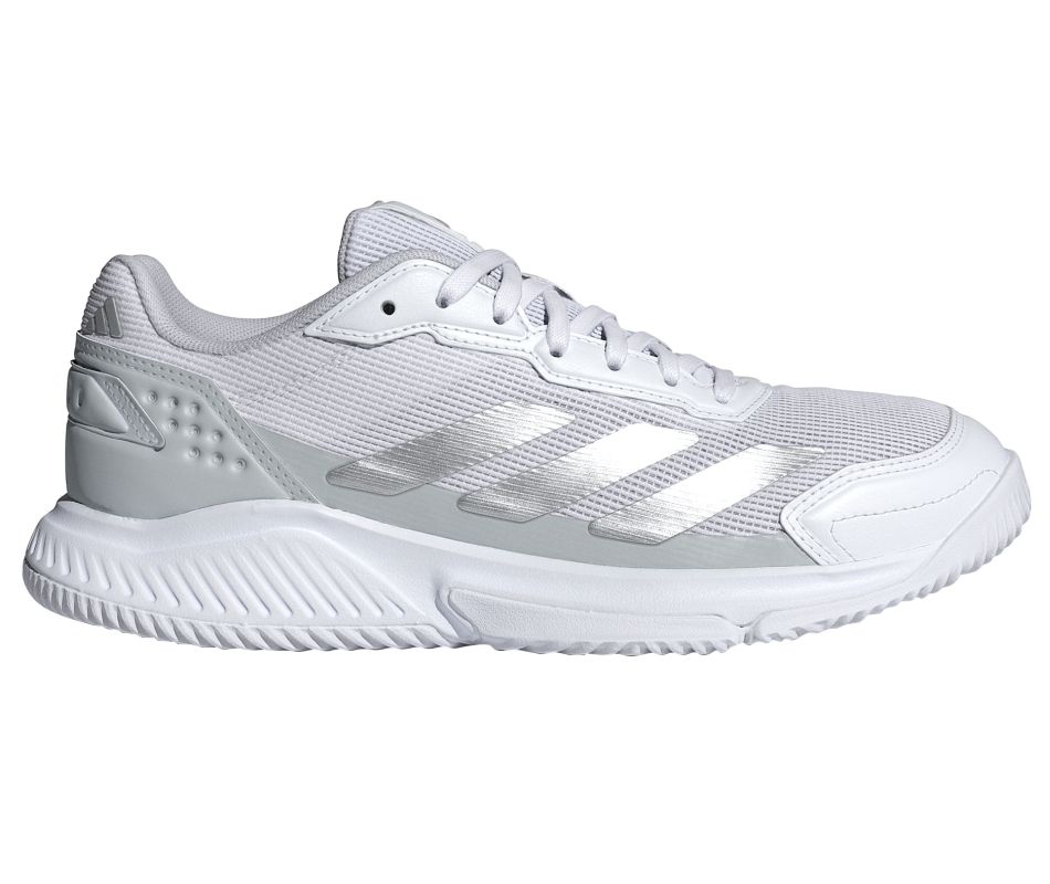 Damskie buty do padla Adidas Courtquick Padel W - cloud white/silver metallic/cloud white