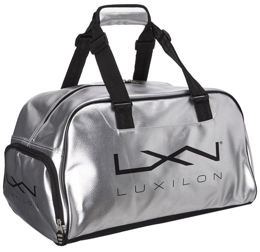 Wilson Luxilon Duffel Bag - silver/black