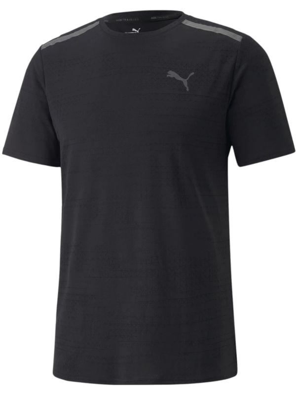 Puma Train Jacquard Short Sleeve Tee - puma black Puma Train Jacquard Short Sleeve Tee - puma black