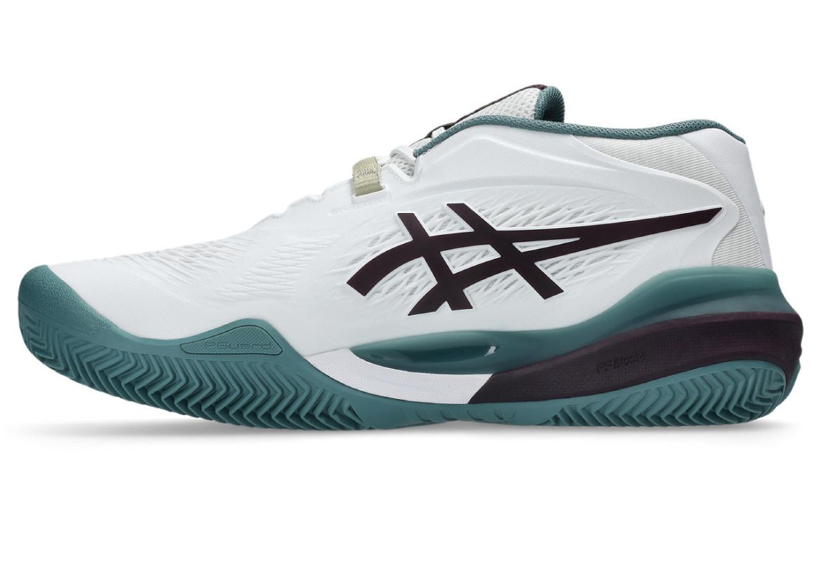 Asics Gel-Resolution X Clay - white/dark aubergine
