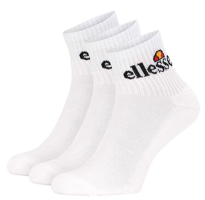 Ellesse Rallo 3P Ankle Sock - white