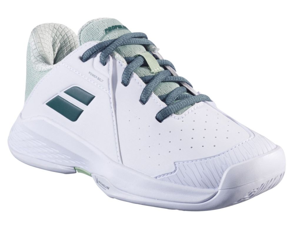 Babolat Propulse 3 Junior Wimbledon All Court - white/dark green