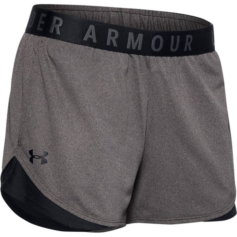 Under Armour Women's UA Play Up Shorts 3.0 - carbon heather/black Under Armour Women's UA Play Up Shorts 3.0 - carbon heather/black