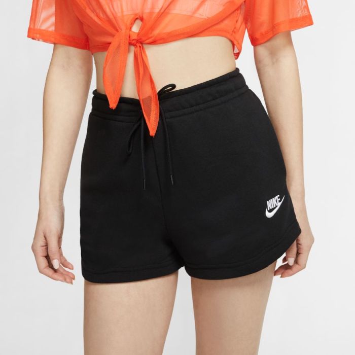 Nike Sportswear Essential Short French Terry W - black/white