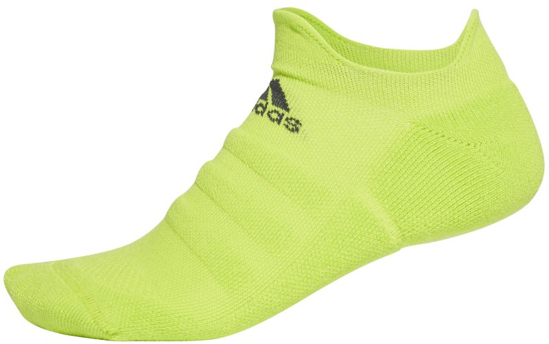 Adidas Alphaskin Lightweight Cushioning No-Show - 1 para/solar slime/carbon