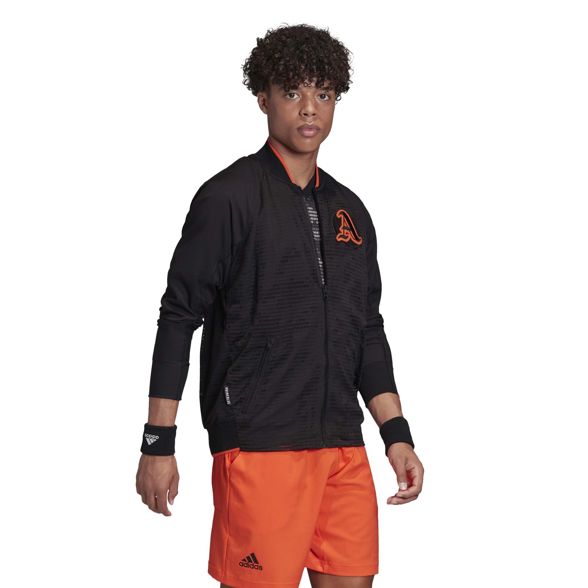 Adidas VRCT Primeblue Jacket M - black/true orange