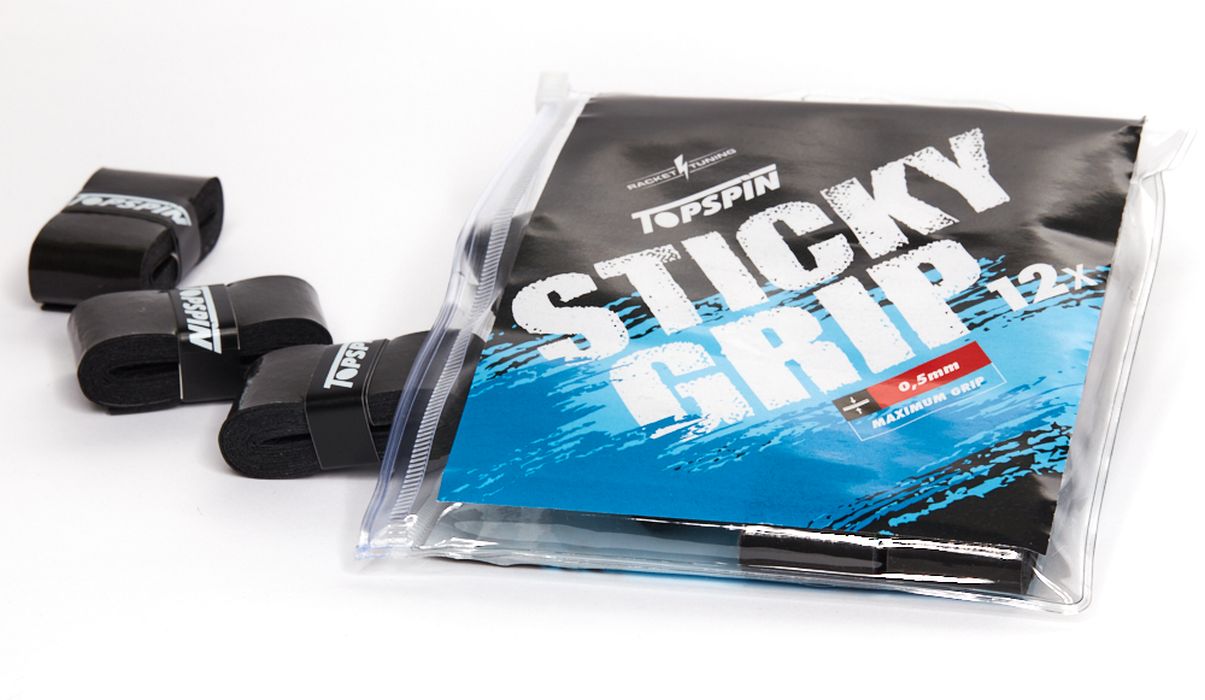 Topspin Sticky Grip 12P - black