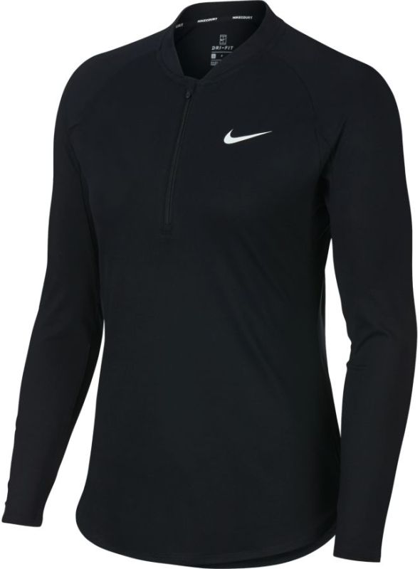 nike court pure half zip tennis top