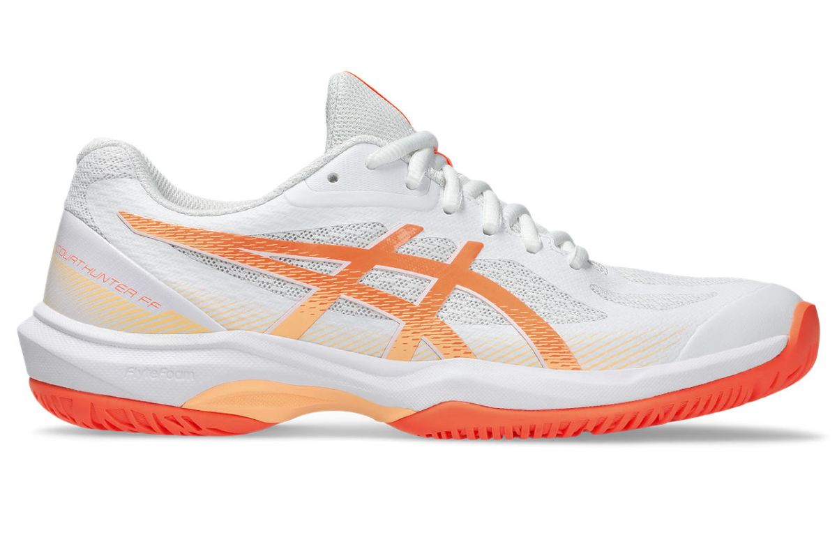 Asics Court Hunter FF - white/vivid coral