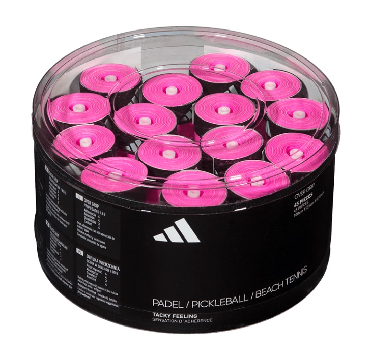 adidas-box-overgrips-45-unidades-2 Adidas Padel Overgrip Tacky Feeling 45P - orange/pink/yellow