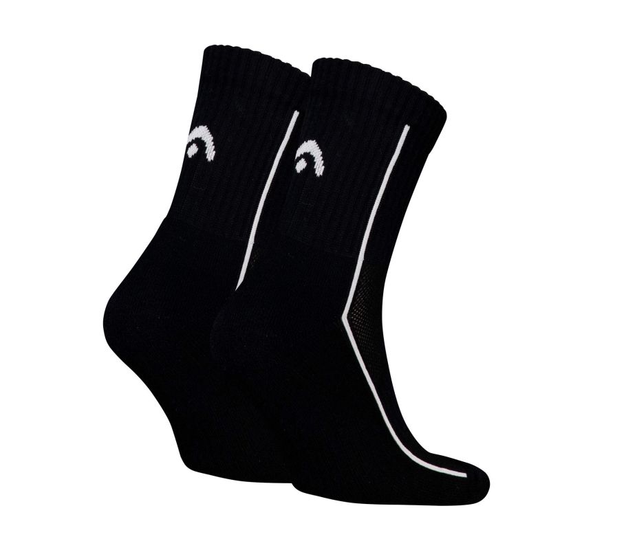 Head Performance Short Crew 2P - black
