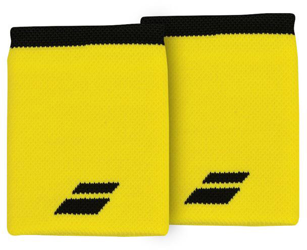 Babolat Logo Jumbo Wristband - blazing yellow/black