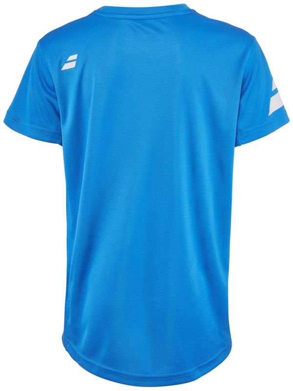 Babolat Core Flag Club Tee Boy - diva blue