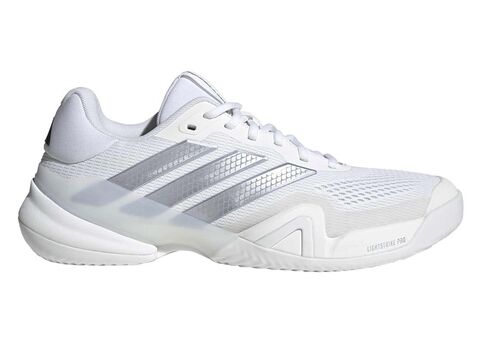 Męskie buty do padla Adidas Barricade 14 M Clay - cloud white/tech grey metallic/maroon