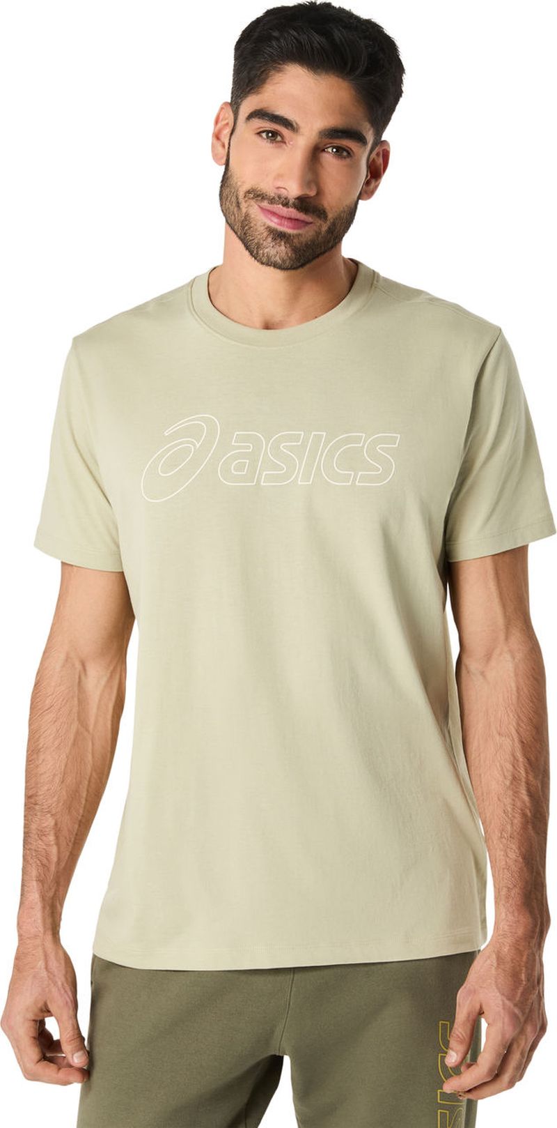Asics Logo Short Sleeve - khaki